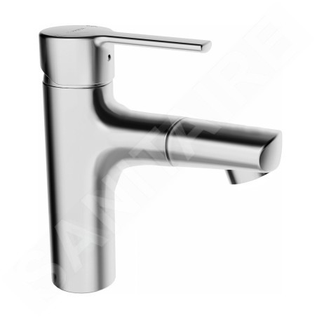 Hansa Ronda - Mitigeur de lavabo avec bec extractible, chrome 03012173
