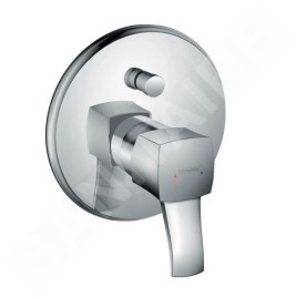 Hansgrohe Metropol Classic - Mitigeur de baignoire encastré avec poignée à levier, chrome 31345000