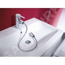 Hansa Ronda - Mitigeur de lavabo avec bec extractible, chrome 03012173