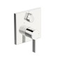 Hansa Loft - Mitigeur de baignoire encastré, avec inverseur pour 2 sorties, chrome 87609003