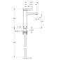 Hansa Loft - Mitigeur de lavabo, chrome 57562103 Hansa Loft - Mitigeur de lavabo, chrome 57562103