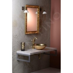 Sapho Antea - Mitigeur de lavabo avec garniture de vidage, hauteur 300 mm, bronze 3276L