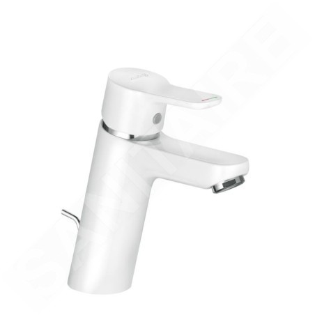 Kludi Pure&Easy - Mitigeur de lavabo avec vidage, chrome/ blanc 372909165