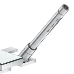 Axor MyEdition - Mitigeur de baignoire à monter au sol, chrome/verre mirroir 47430000