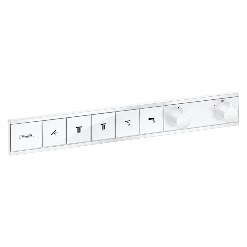 Hansgrohe RainSelect - Robinet encastré avec 5 fonctions, blanc mat 15384700