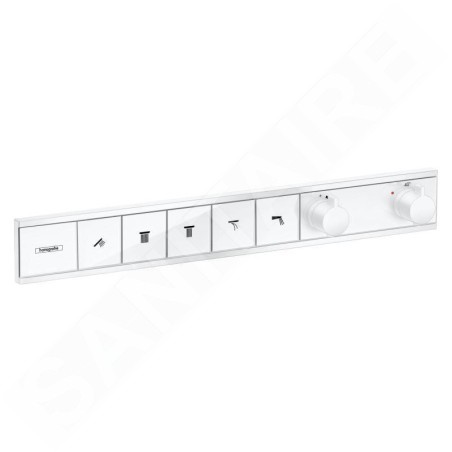 Hansgrohe RainSelect - Robinet encastré avec 5 fonctions, blanc mat 15384700