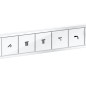 Hansgrohe RainSelect - Robinet encastré avec 5 fonctions, blanc mat 15384700
