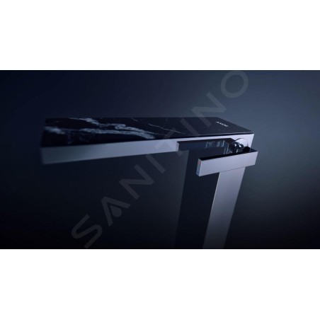 Axor MyEdition - Plaque 120 mm, marbre noir 47915000