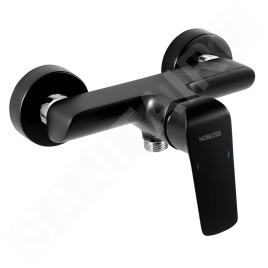 Novaservis Nobless Tina - Robinetterie de douche 150 mm, noir 38061/1,5