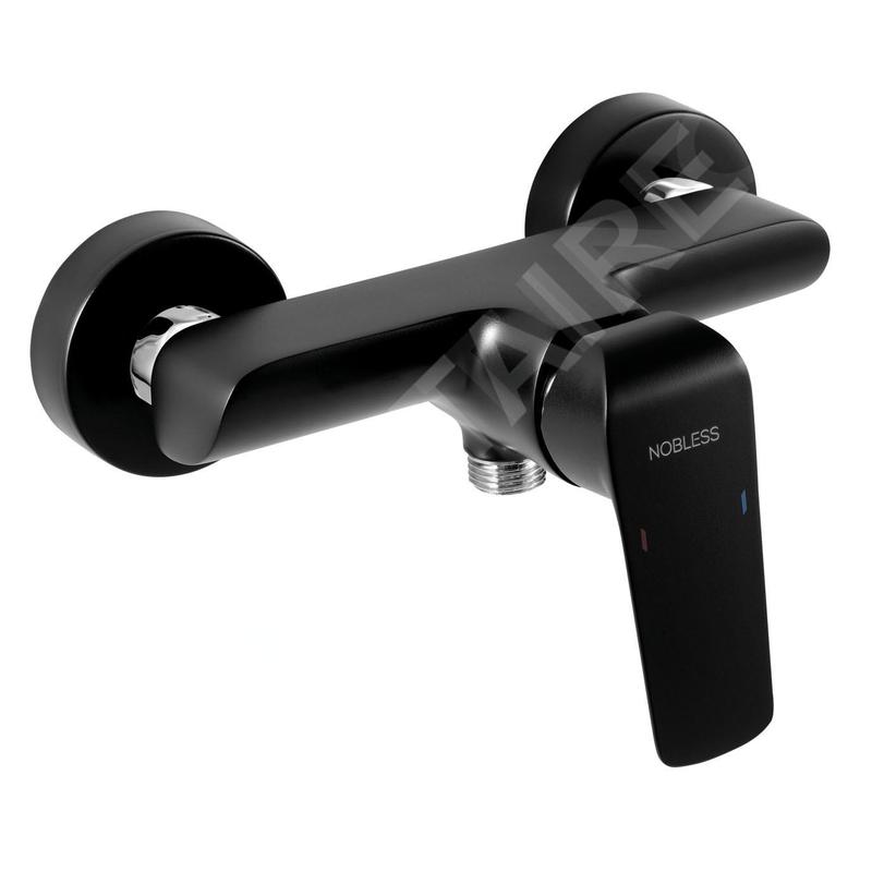 Novaservis Nobless Tina - Robinetterie de douche 150 mm, noir 38061/1,5 Novaservis Nobless Tina - Robinetterie de douche 150 mm, noir 38061/1,5