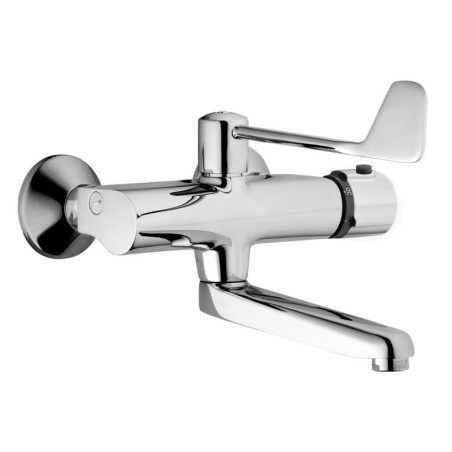 Hansa Tempra - Mitigeur thermostatique de lavabo avec bec pivotant, chrome 08382292