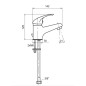 Novaservis Metalia 55 - Robinet de lavabo sans vidage, chrome 55005/1,0 Novaservis Metalia 55 - Robinet de lavabo sans vidage, chrome 55005/1,0