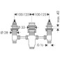 Hansgrohe Corps d’encastrement - Corps de base de mitigeur de baignoire à trois trous  pour le bord de baignoire 13233180
