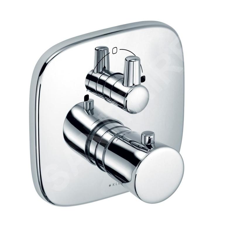 Kludi Amba - Mitigeur thermostatique de baignoire encastré, chrome 538300575 Kludi Amba - Mitigeur thermostatique de baignoire encastré, chrome 538300575