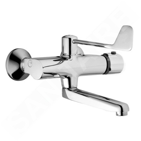 Hansa Tempra - Mitigeur thermostatique de lavabo avec bec pivotant, chrome 08385292