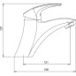 Novaservis Metalia 57 - Mitigeur de lavabo, chrome 57002/1,0 Novaservis Metalia 57 - Mitigeur de lavabo, chrome 57002/1,0