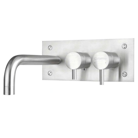 Sapho Minimal - Mitigeur de baignoire encastré, corps inclus, inox MI110