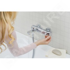 Ravak 10° - Mitigeur de baignoire, chrome X070065