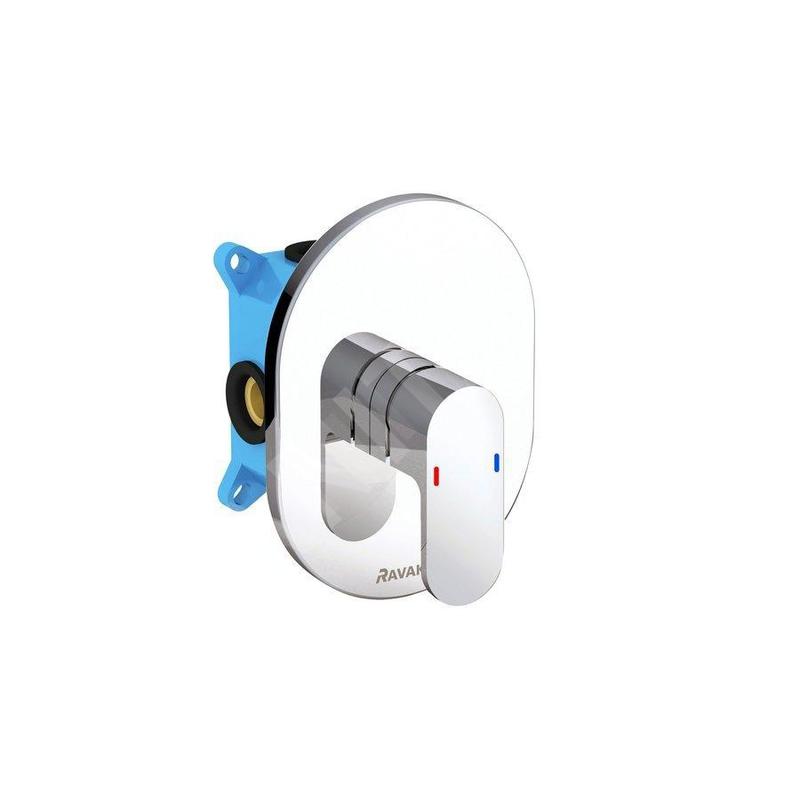 Ravak Chrome - Mitigeur de douche encastré CR 066.00, pour R-box, chrome X070057 Ravak Chrome - Mitigeur de douche encastré CR 066.00, pour R-box, chrome X070057