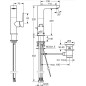 Hansa Ligna - Mitigeur de lavabo avec garniture de vidage, chrome 55302203 Hansa Ligna - Mitigeur de lavabo avec garniture de vidage, chrome 55302203