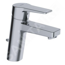 Hansa Twist - Mitigeur de lavabo XL avec garniture de vidage, chrome 09012283