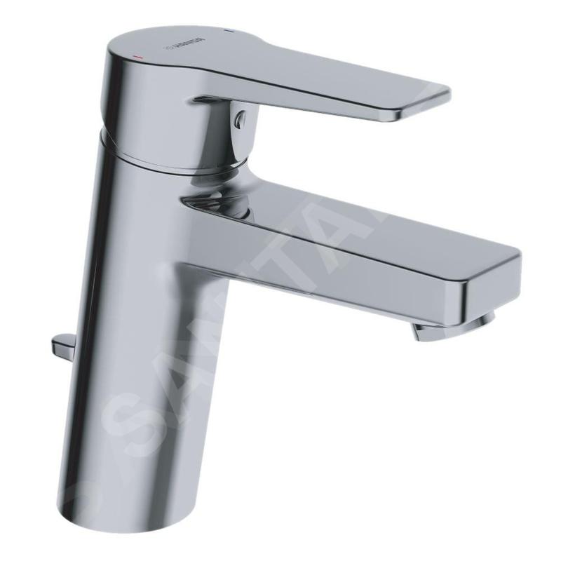 Hansa Twist - Mitigeur de lavabo XL avec garniture de vidage, chrome 09012283