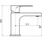 Novaservis Nobless Trend - Mitigeur de lavabo avec vidage, chrome 41001,0 Novaservis Nobless Trend - Mitigeur de lavabo avec vidage, chrome 41001,0