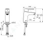 Hansa Polo - Mitigeur de lavabo XL, chrome 51522293