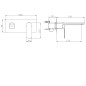 Sapho Mixona - Mitigeur de lavabo encastré, avec corps d’encastrement, chrome MG008 Sapho Mixona - Mitigeur de lavabo encastré, avec corps d’encastrement, chrome MG008