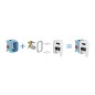 Ravak Classic - Mitigeur de baignoire CL 065.00 encastré, pour R-box, chrome X070088 Ravak Classic - Mitigeur de baignoire CL 065.00 encastré, pour R-box, chrome X070088