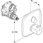Kludi Ameo - Mitigeur thermostatique de baignoire encastré, chrome 418300575