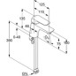 Kludi Ameo - Mitigeur de lavabo, chrome 410280575 Kludi Ameo - Mitigeur de lavabo, chrome 410280575