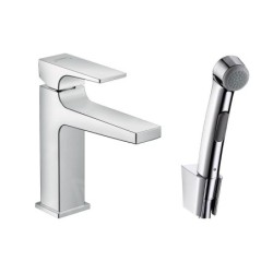 Hansgrohe Metropol - Mitigeur pour lavabo avec douchette Bidette, chrome 32522000