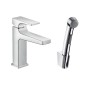 Hansgrohe Metropol - Mitigeur pour lavabo avec douchette Bidette, chrome 32522000