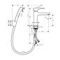 Hansgrohe Metropol - Mitigeur pour lavabo avec douchette Bidette, chrome 32522000