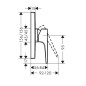 Hansgrohe Metropol - Mitigeur de douche encastré, chrome 74565000 Hansgrohe Metropol - Mitigeur de douche encastré, chrome 74565000