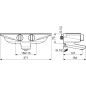 Hansa Emotion - Mitigeur thermostatique de baignoire Wellfit, anthracite/chrome 5864217284 Hansa Emotion - Mitigeur thermostatique de baignoire Wellfit, anthracite/chrome 5864217284