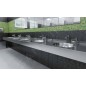 Sanela Robinets Piezo - Mitigeur de lavabo Piezo anti-vandalisme, alimentation depuis pile de 6V, inox SLU 93PDB Sanela Robinets Piezo - Mitigeur de lavabo Piezo anti-vandalisme, alimentation depuis pile de 6V, inox SLU 93PDB