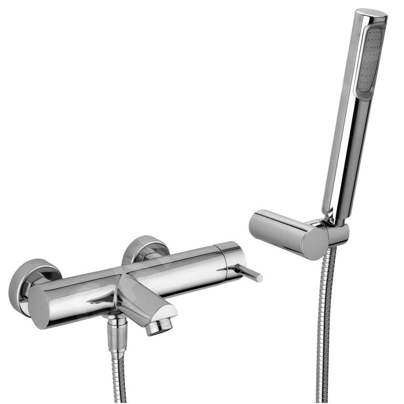 Paffoni Stick - Mitigeur de baignoire avec accessoires, chrome SK023CR Paffoni Stick - Mitigeur de baignoire avec accessoires, chrome SK023CR