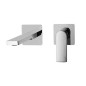 Paffoni Tango - Mitigeur de lavabo encastré avec corps d’encastrement, installation 2 trous, chrome TA106CR70