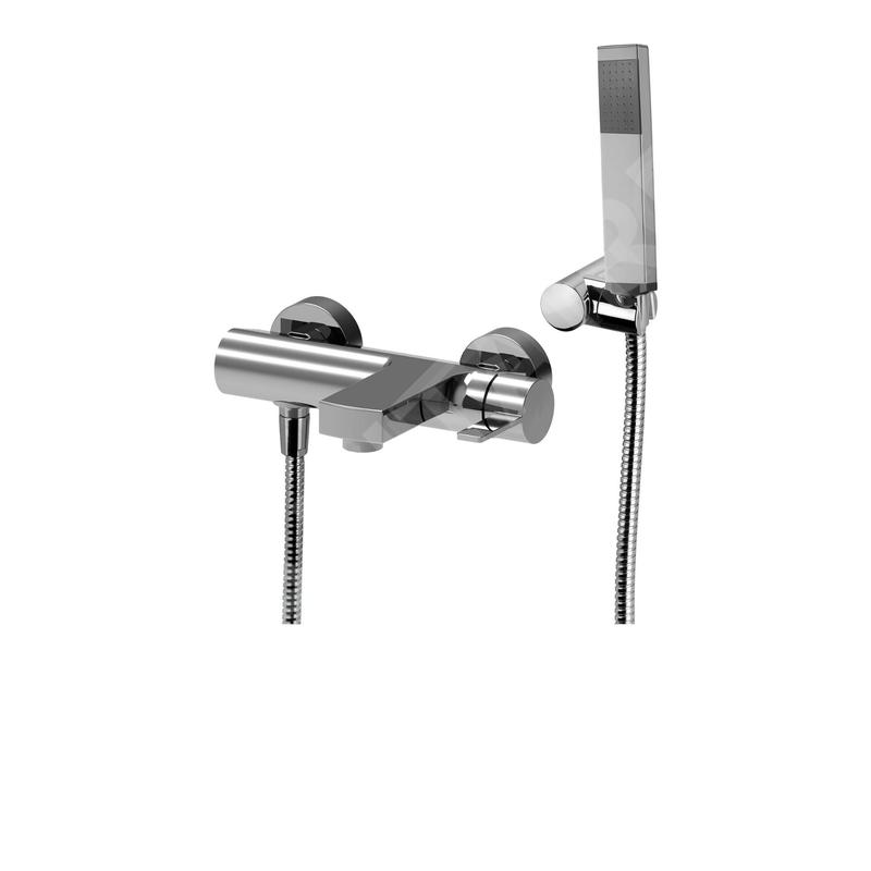 Paffoni Rock - Mitigeur de baignoire avec accessoires, chrome RO023CR Paffoni Rock - Mitigeur de baignoire avec accessoires, chrome RO023CR