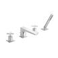 Hansa Cliff - Mitigeur de baignoire, 4 trous, chrome 50462071