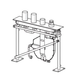 Hansa Compact - Corps d’encastrement pour mitigeur de baignoire, installation à 4 trous 53020300