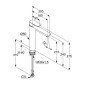 Kludi Pure&Easy - Mitigeur de lavabo, chrome 402960575