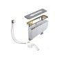 Kludi Rotexa - Set de garniture de vidage et corps encastré pour bord de baignoire, 3 trous 7880205-00