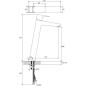 Ravak 10° Free - Mitigeur de lavabo TD F 015.00, chrome X070130