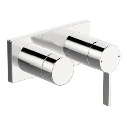 Hansa Loft - Mitigeur de baignoire encastré, avec inverseur pour 2 sorties, chrome 57649583