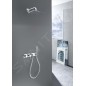 Hansa Loft - Mitigeur de baignoire encastré, avec inverseur pour 2 sorties, chrome 57649583 Hansa Loft - Mitigeur de baignoire encastré, avec inverseur pour 2 sorties, chrome 57649583