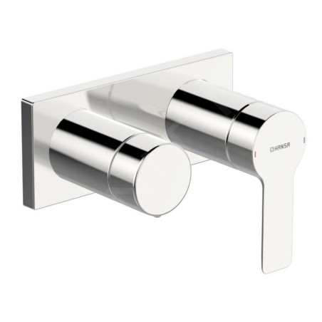 Hansa Ligna - Mitigeur de baignoire encastré, avec inverseur pour 2 sorties, chrome 44559583