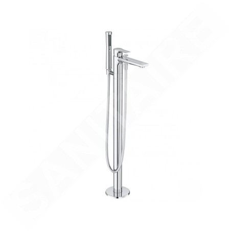 Kludi Zenta SL - Mitigeur de baignoire à monter au sol, chrome 485900565